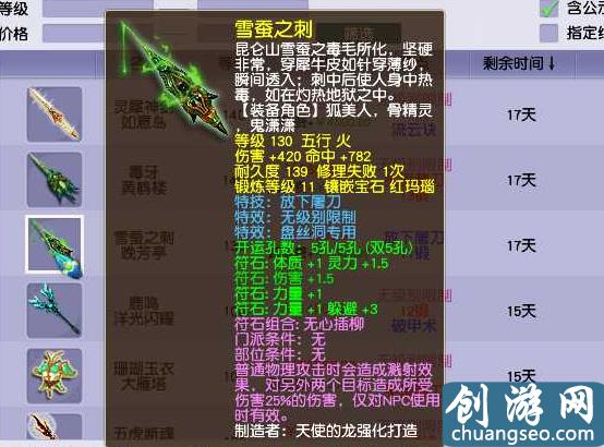 夢幻西游：聽說專用武器的綁定角色注銷后就可以在藏寶閣上交易了