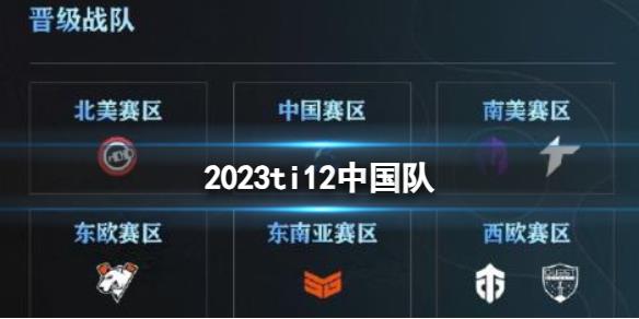 《DOTA2》2023ti12中國隊介紹