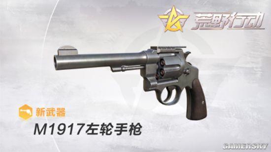 小槍神威 《荒野行動(dòng)》M1917左輪手槍震撼來襲